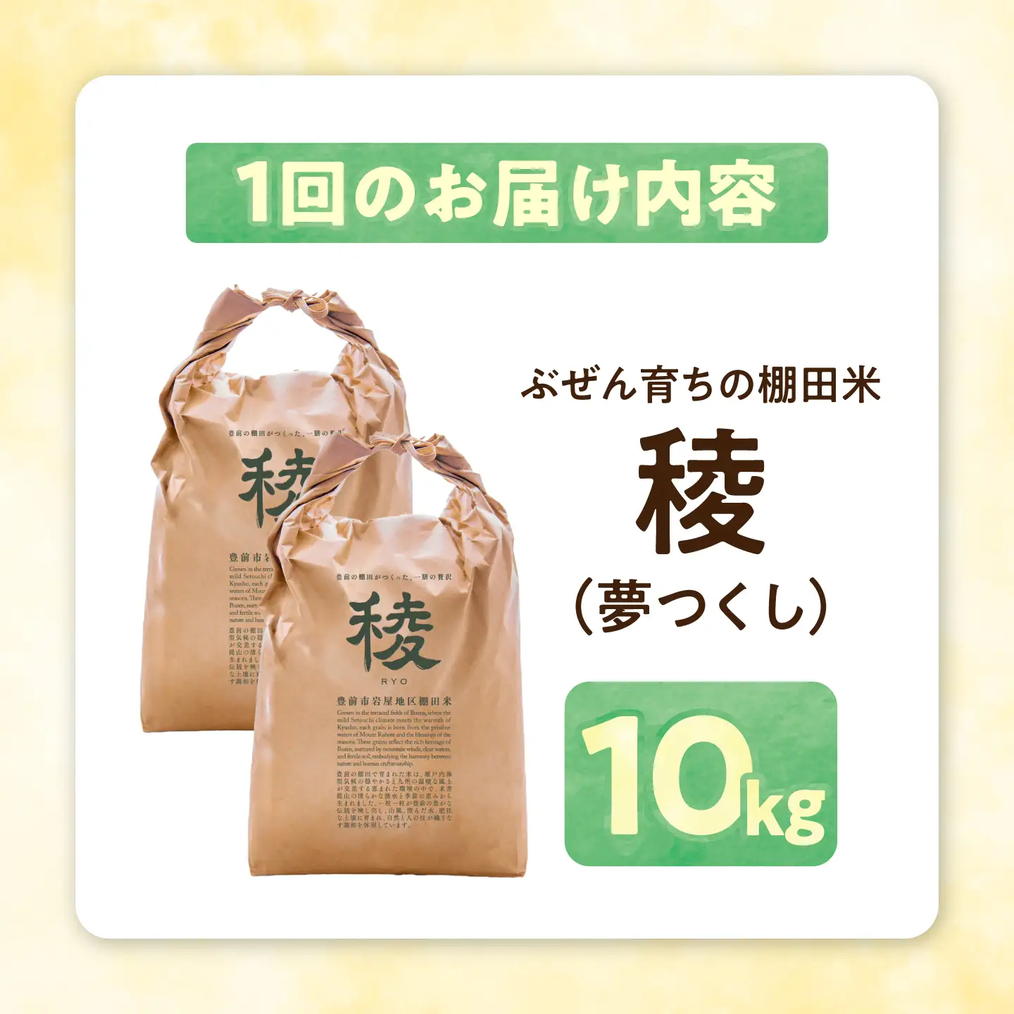 【全3回定期便】 求菩提米 夢つくし 10kg (5kg×2袋) VCO007 新米 定期便