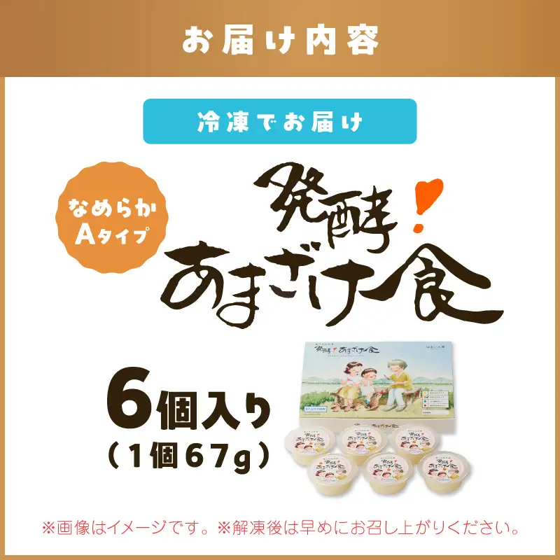 『発酵!あまざけ食』6個入×1箱【A8-095】