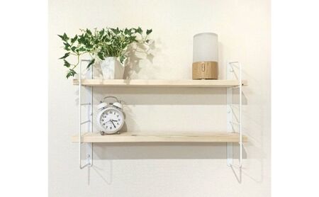 ラック ショートシェルフフレーム ワンバイフォー 棚板 セット 平安伸銅工業 棚受け 棚 壁付け棚 壁付け 壁付けシェルフ 壁付け収納 ウォールラック ウォールシェルフ インテリア 家具 収納 DIY 賃貸 木材 平安伸銅 兵庫 兵庫県 姫路 姫路市 黒×ナチュラルホワイト