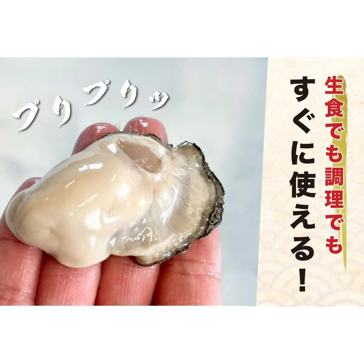 厚岸産 むいたよ！ ダブルえもん 100g×2パック 牡蠣 牡蠣のむきみ むき牡蠣 北海道 食べ比べ セット