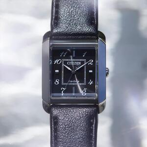 シチズン 腕時計 シチズンL EW5600-10E CITIZEN 時計 SQUARE Collection 岩手県 北上市 P0123 植物由来(リンゴ)のバンド アップルレザー SDGs　松村時計店 ※2/3より価格変更となりました