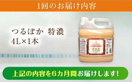 【6回定期便】うるおい入浴液「つるぽか特濃」4L/ 恵那市 / 回生堂 [AUAU016]