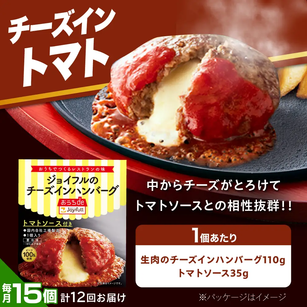 【全12回定期便】ジョイフル ハンバーグ スペシャル 詰め合わせ 2種 30個 セット [ABAA080]