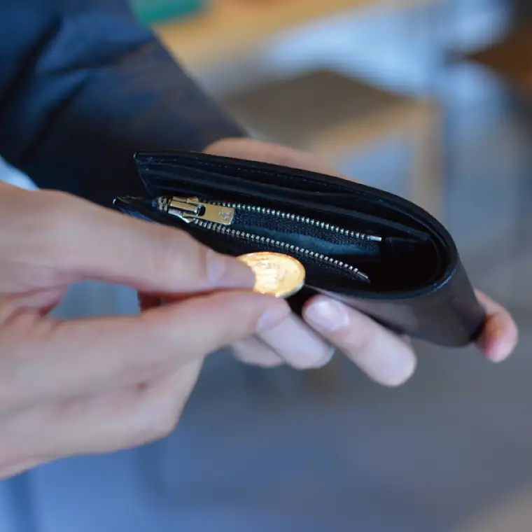革製品 二つ折り財布 HalfWallet クロコダイル BB016