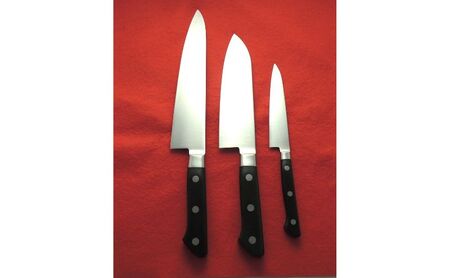 包丁セット 豆ねこ包丁牛刀三徳ペティステンレス 包丁セット【3本】