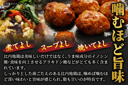 【定期便10ヶ月】比内地鶏 ミンチ 2kg(1kg×2袋) 2kg 国産 冷凍 鶏肉 鳥肉 とり肉 ひき肉 挽肉