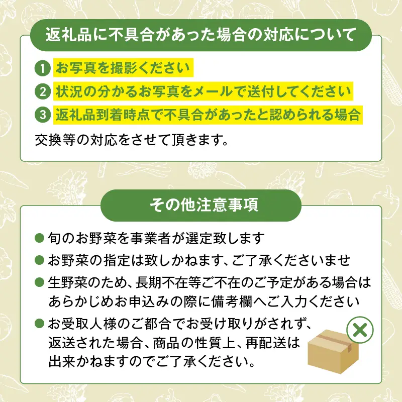 【全４回定期便】春夏秋冬 季節のお野菜セット（サイズ中/約11～13種） 【宮崎県 定期便 詰め合わせ 新鮮 産地直送 おまかせ 季節の野菜 ボックス 農家直送 有機栽培 送料無料 オーガニックのまち 宮崎県綾町】_A0053-014