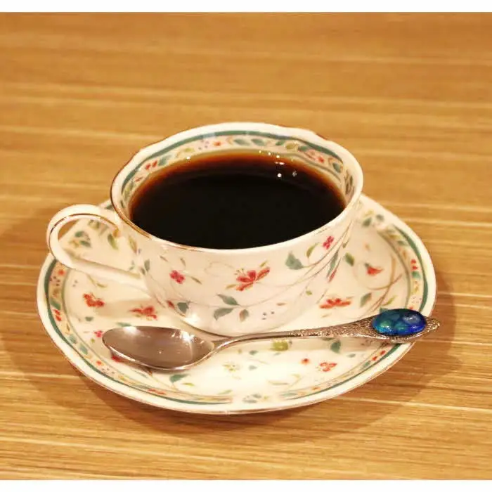 七宝焼きのティースプーン（ブルー系）【ティースプーン 5本 手作り スプーン コーヒー 紅茶 キッチン おしゃれ きれい ティータイム 記念品 ギフト プレゼント 贈り物 島根県 安来市】【50-NM-01】