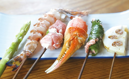 お食事券日本酒と串揚蔵串・すすぎ鍋 黒毛和牛コース お食事券【4名】