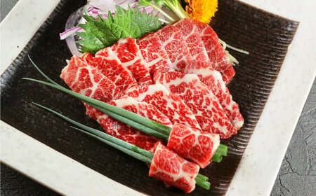＜ R8年熊本地震復興支援 ＞【定期 3回】特上 トロ 馬刺し スライス 約 200g （約 100g ×2） 計約 600g 熊本 馬肉 馬 馬刺 冷凍