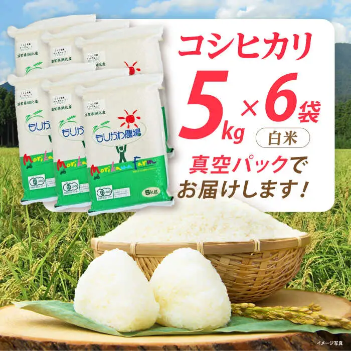 米 コシヒカリ JASオーガニック 真空パック 30kg [AQBL013]白米 こしひかり