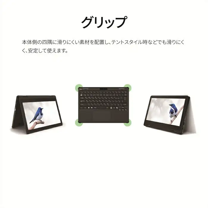 パソコン FMV  LIFEBOOK WQ1/K1  Windows11 Intel Celeron N4500 メモリ8GB 約128GB フラッシュメモリ Office有り ノートパソコン