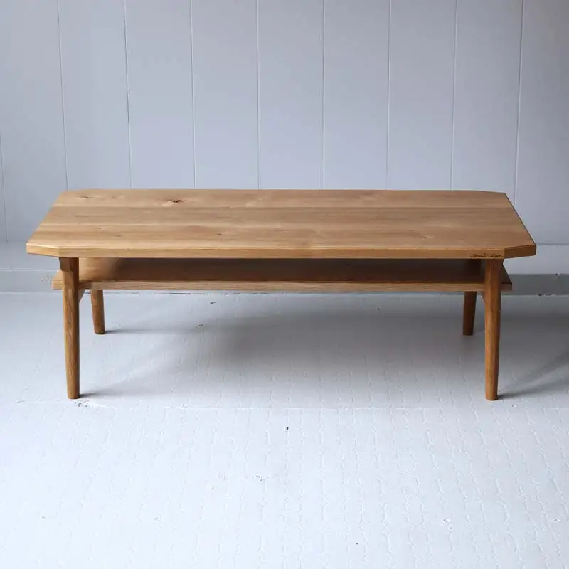 センターテーブル （道産ナラ）北海道  MOOTH インテリア 手作り 家具職人 リビングテーブル　ローテーブル 家具 家具 家具 家具 家具 家具 EB8-0069