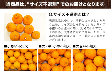 『清晃アグリ』のご家庭用不知火(しらぬい)約4kg(L-4Lサイズ)《3月上旬-3月末頃出荷》