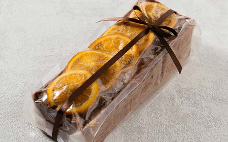 鏡石の米粉を使った パウンドケーキ（チョコとオレンジ） ※膨張剤不使用 菓子 スイーツ ケーキ  F6Q-116