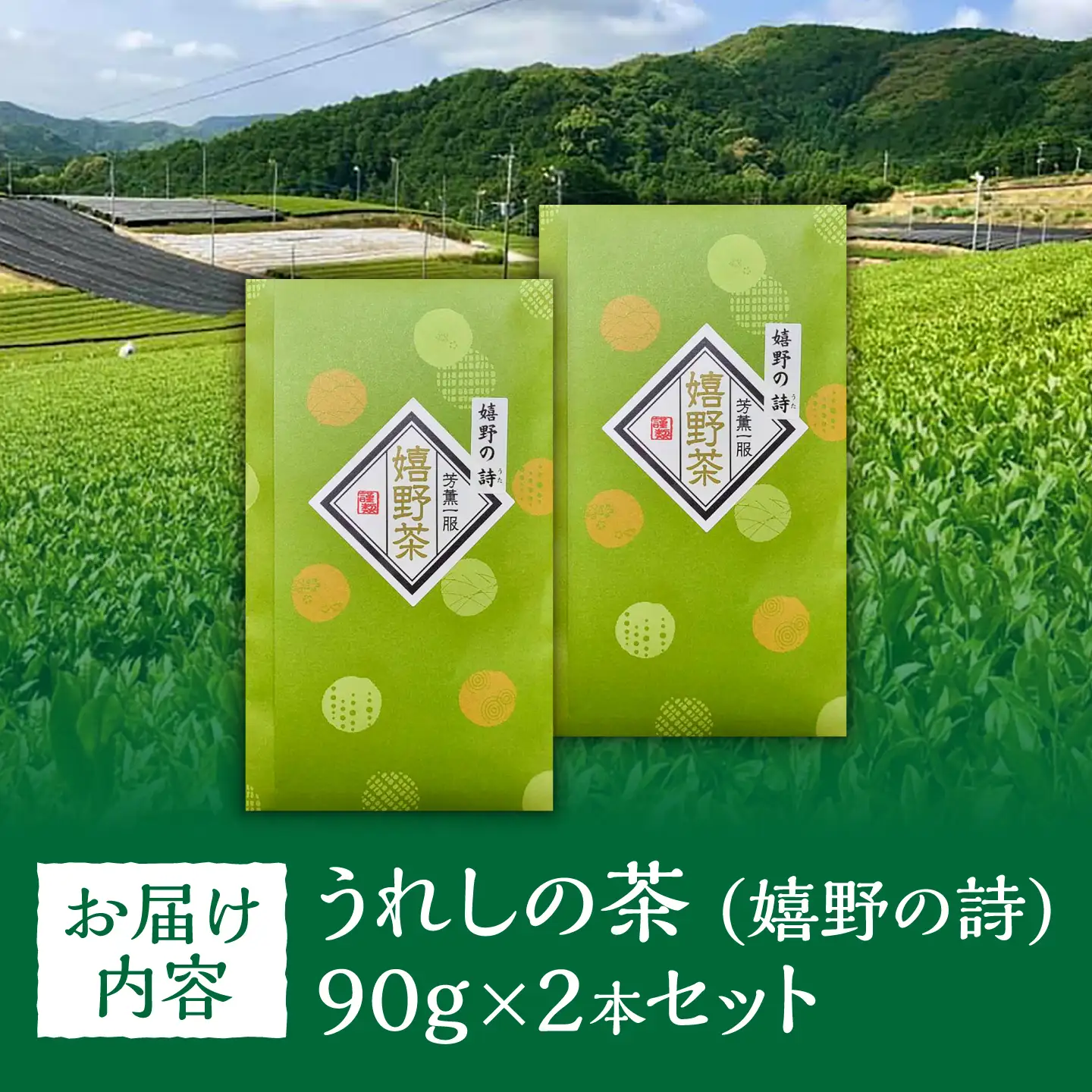 うれしの茶 嬉野の詩 2本セット /有限会社 原製茶園[UEJ002] 茶