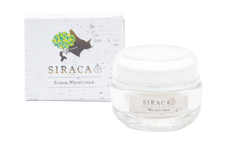 【1ヶ月毎2回定期】SIRACA White Cream（クリーム） 1本（30g）×2回 定期便 計2本 合計約60g 化粧 化粧品 スキンケア シラカ ホワイトクリーム クリーム 白樺 シラカバ樹液 北海道 蘭越町