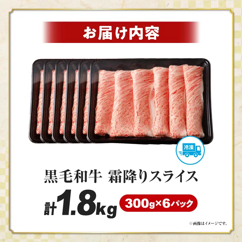 【畜産農家応援】≪肉質等級4等級以上≫宮崎県産黒毛和牛霜降り肩ローススライス(計1.8kg) 肉 牛 牛肉 おかず 国産_T030-1926