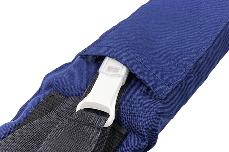 EVACKiDS 避難くん 介助用おんぶひも ネイビー 避難用 緊急 災害用 介護 防災用品 防炎 大人用 衝撃吸収 リフレクター ホイッスル 収納袋 74-CD