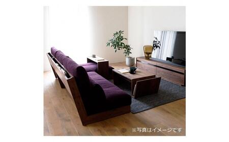 〈HIRASHIMA〉天然無垢材 ふっくらと全身を包む ハイバックスタイルのソファ LIBERIA PLUS Sofa 140 合皮PUレザー / コモド