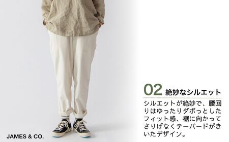 【BEG・Lサイズ】 チノイージーパンツ｜ボトムス パンツ  JAMES&CO STUDIO ORIBE 埼玉県 草加市 神奈川県 鎌倉市 由比ヶ浜
