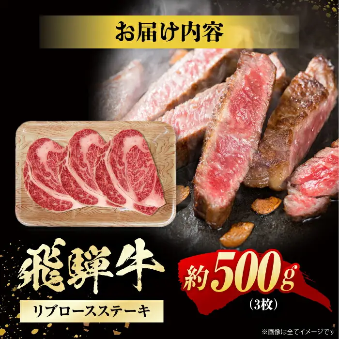 飛騨牛 ステーキ用計500g / 浅井商店[AWBJ007] 飛騨牛