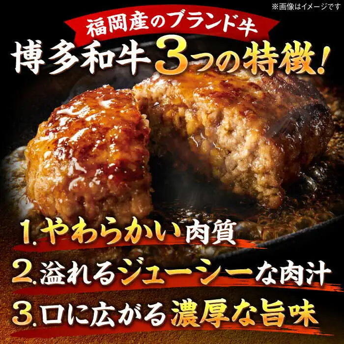 博多和牛と九州産豚ハンバーグ 10個[BGAB010]お肉屋の国産手ごねハンバーグ