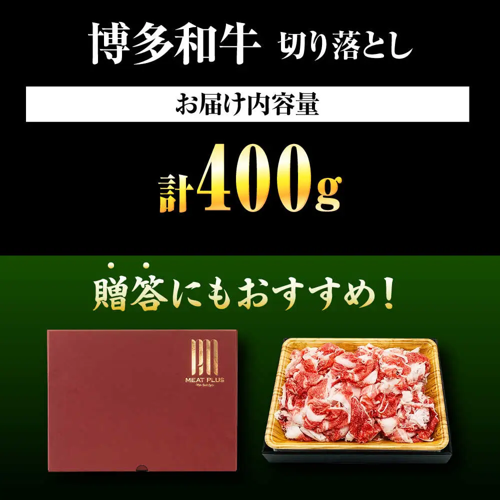 博多和牛 牛肉切り落とし 400g [BGAB062] 牛肉切り落とし