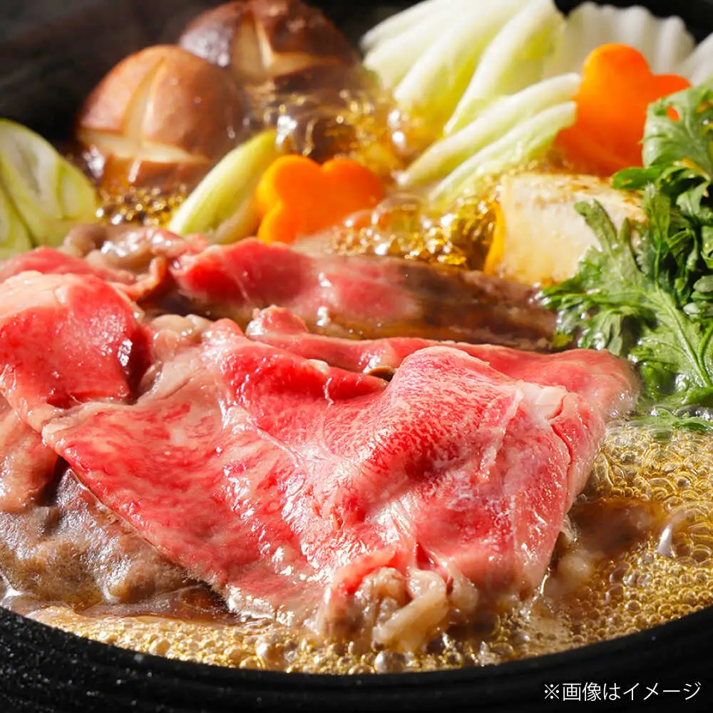 【A4】博多和牛食べ比べセット 約900g (すき焼きもも肉 約500g&焼き肉肩ロース 約400g)[BGAD003]