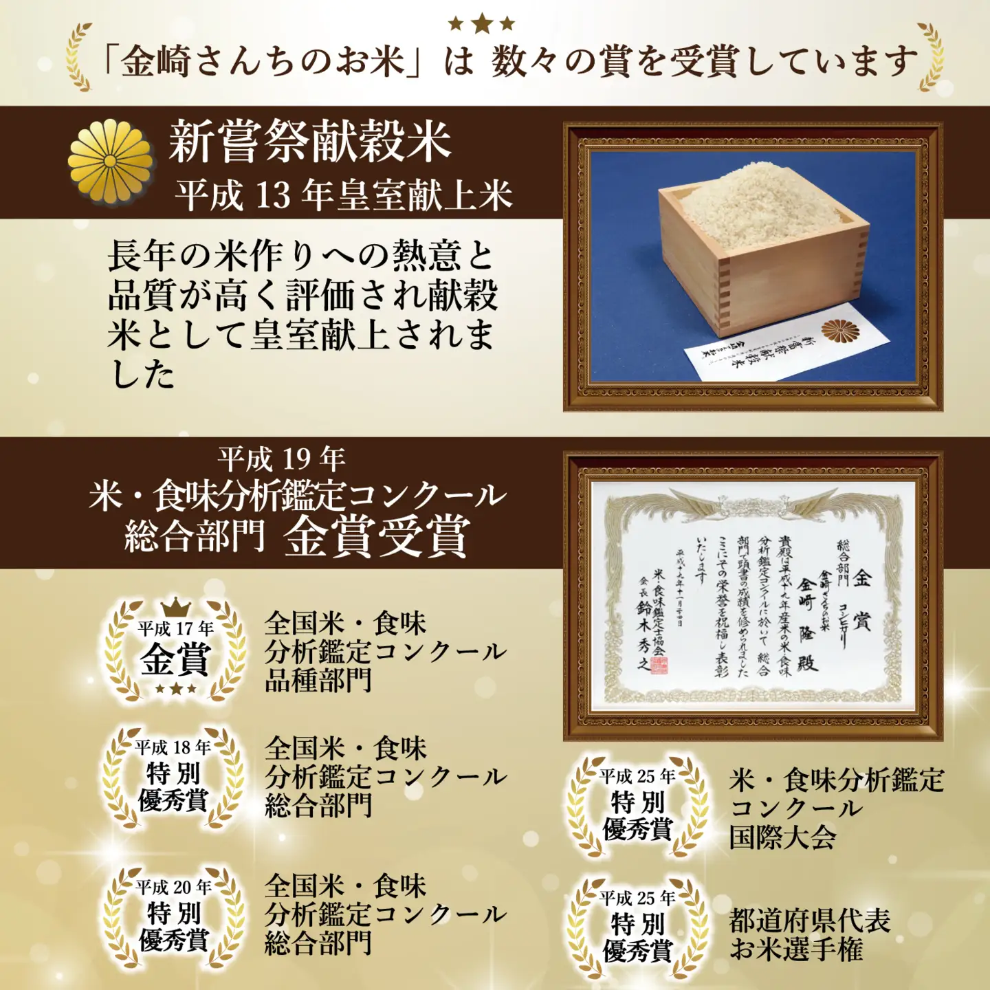 【令和8年新米予約】皇室新嘗献穀米 「金崎さんちのお米」 精米 5㎏ （Co-001）