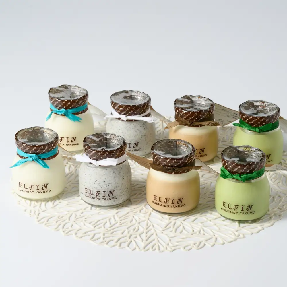プリン4種セット100g×8個　元山牧場直営店『ELFIN』