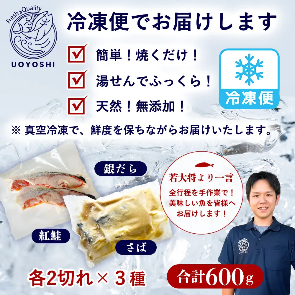 【お中元】魚よし特製 無添加切身3種粕漬けセット K095025