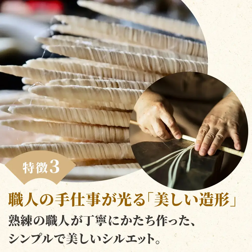 七尾和ろうそく「ろうそく等伯３号7本 こま燭台セット」