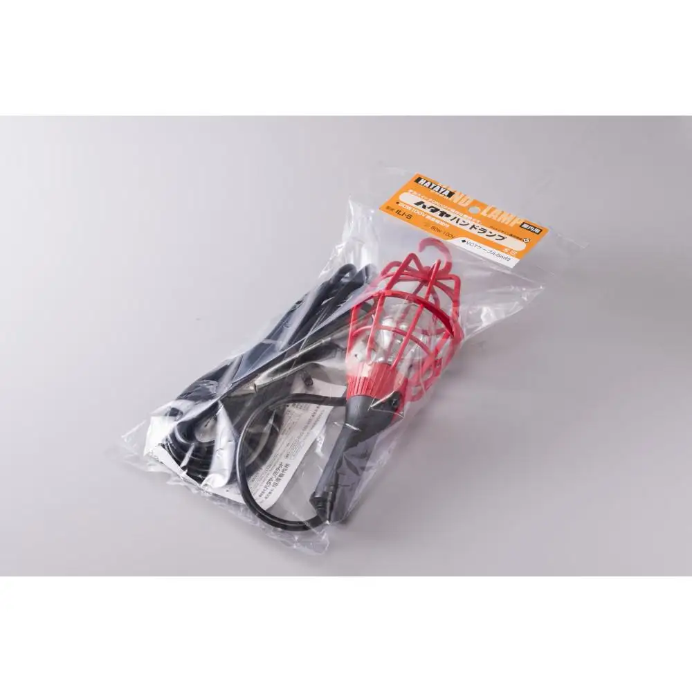 屋内用60W耐震電球付ホームハンドランプ ILI-5＜レッド＞