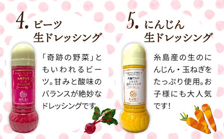 糸島そだちの野菜が好きになるドレッシング 選べる 285ml×2本セット 糸島市 / 農香美人（のうかびと） [AAG059]