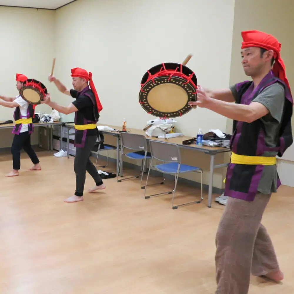 エイサー体験 （2名様） エイサー 沖縄 旅行 体験チケット 体験型 沖縄市 / エイサー会館 [BCCF002]