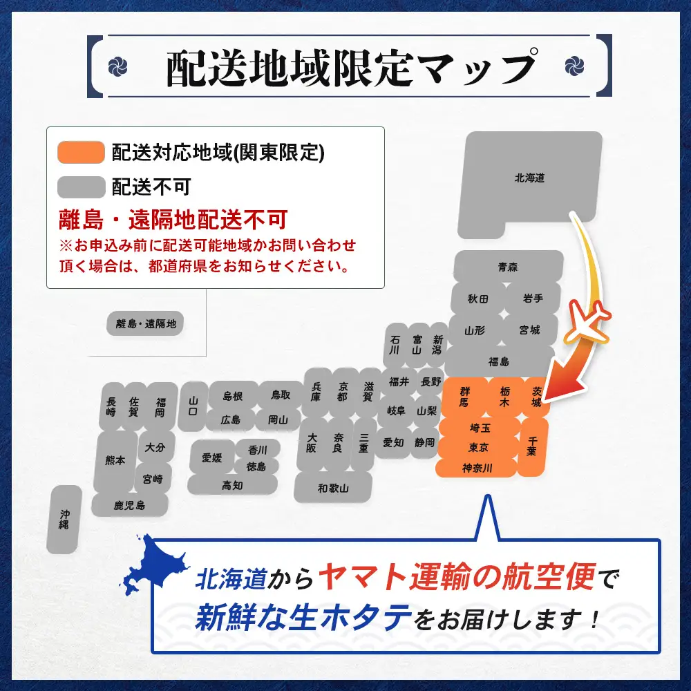 【関東限定！生ほたて】《期間限定》北海道雄武産 生玉ほたて300g 塩水パック(冷蔵)【0714902】