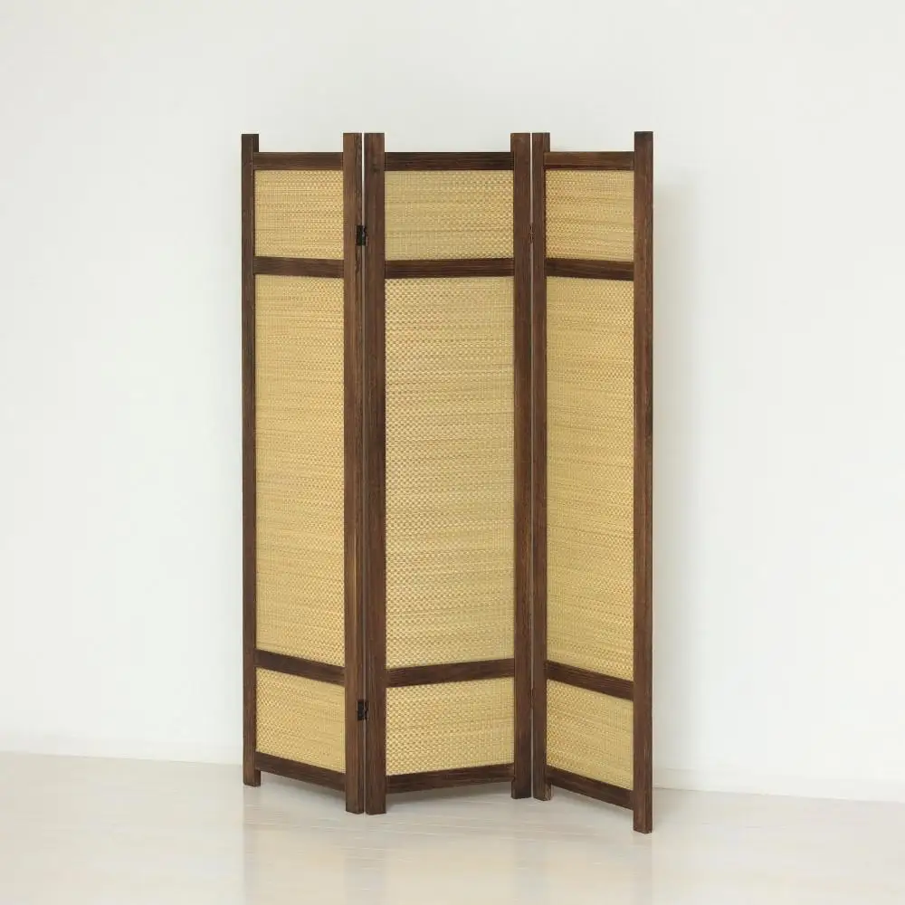 焼桐スクリーン3連 約W40×D2×H152.5cm（1枚）/ 約W40×D6.2×H152.5cm（収納時） AKU1044770