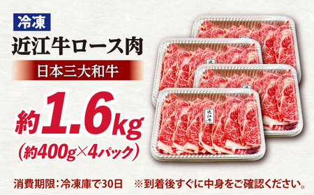近江牛 すきやき しゃぶしゃぶロース1.6kg[AQDB008]  近江牛 牛肉