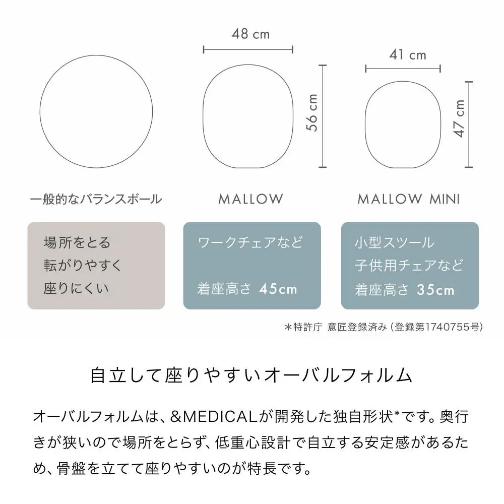   &MEDICAL MALLOW Knit【グレー】  体幹エクササイズ 腹筋 運動不足 デスクワーク ストレッチ