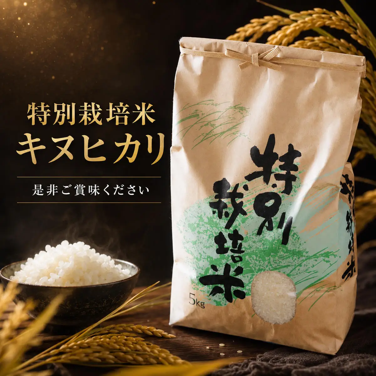 【令和8年度】料理旅館きぐすりや お米 特別栽培米 キヌヒカリ 精米 お米