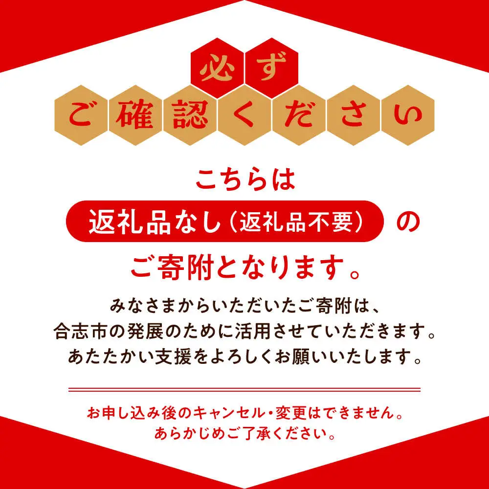 【応援寄附金】熊本県合志市 1口 1万円 返礼品なしのご寄附　【合志市役所】[AYBZ001]