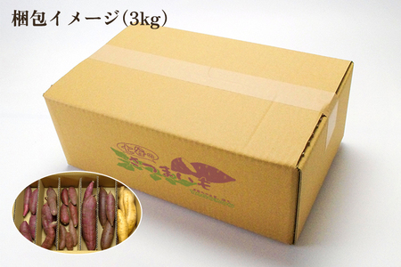 【家庭用】さつまいも6種食べ比べ 3kg（A品・B品混在） 七谷産 さつまいも《順次発送》