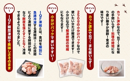＜鶏もも肉 250g×42パック 計10.5kg＞翌月末迄に順次出荷 【c1475_kf】 鶏肉 お肉 モモ肉 小分けパック 冷凍
