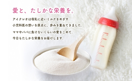 定期便 2ヶ月毎 全6回 育児用 粉ミルク アイクレオ ICREO バランスミルク 800g 8缶 ミルク 赤ちゃん 溶けやすい 授乳 新生児 0歳児 0才 1才 江崎グリコ glico 人気 送料無料  岐阜県 安八町
