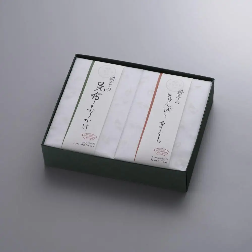 【下鴨茶寮】料亭のご馳走 二撰「昆布ふりかけ・きんぴらまぐろ」［ 京都 老舗 料亭 ミシュラン ご馳走2種ギフトセット 人気 おすすめ グルメ 京料理 京懐石 ギフト プレゼント お取り寄せ 通販 送料無料 ふるさと納税 ］