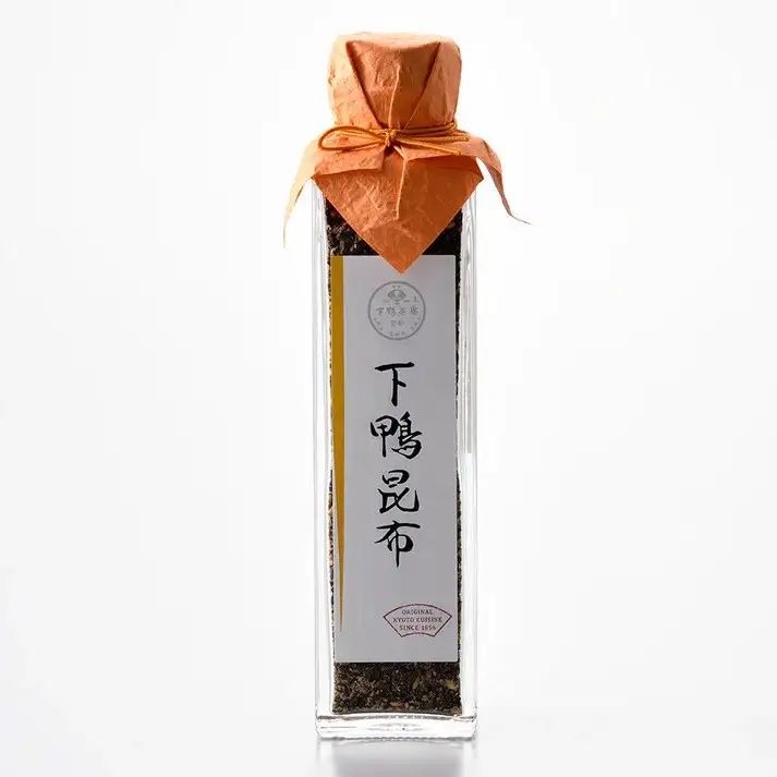 【下鴨茶寮】下鴨昆布(角瓶90g)［ 京都 老舗 料亭 ミシュラン 料亭のふりかけ 北海道産真昆布使用 人気 おすすめ グルメ 京料理 京懐石 ギフト プレゼント お取り寄せ 通販 送料無料 ふるさと納税 ］