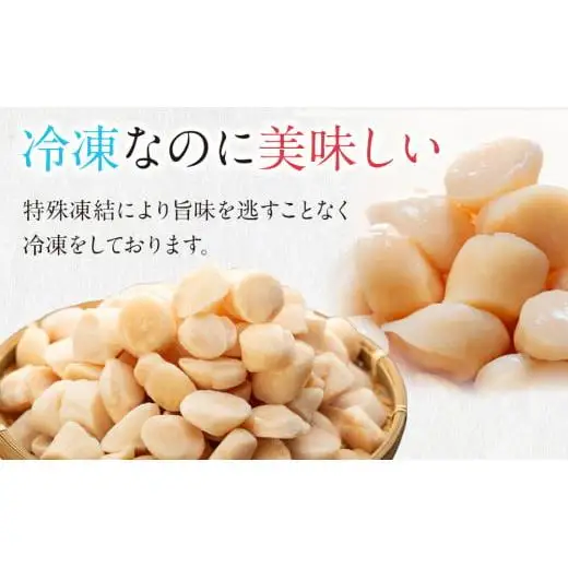 C01-H08 刺身用ホタテ貝柱 1.5kg