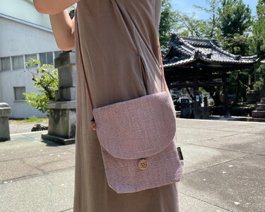 【のこり染】ご朱印帳ポーチ2冊用