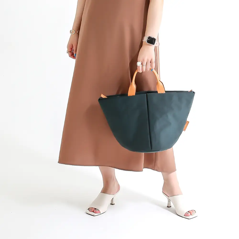 豊岡鞄 トートバッグS（カーキ）TUTUMU Marche mini（S1800 24-145）